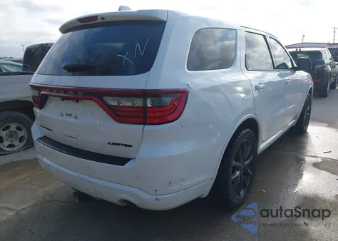 2015 Dodge Durango Limited z USA, uszkodzony, nr VIN 1C4RDHDG6FC801119